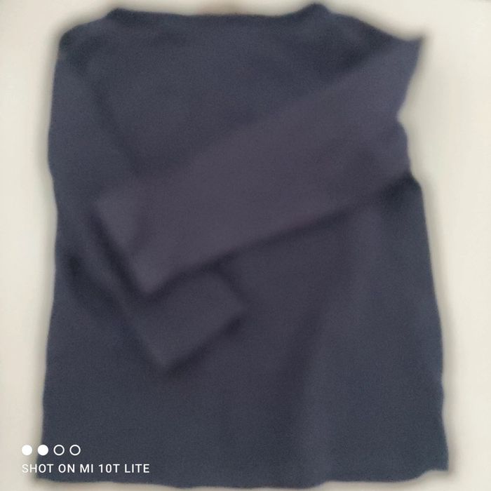 T-shirt bleu marine motif nœud papillon H& M baby - photo numéro 3