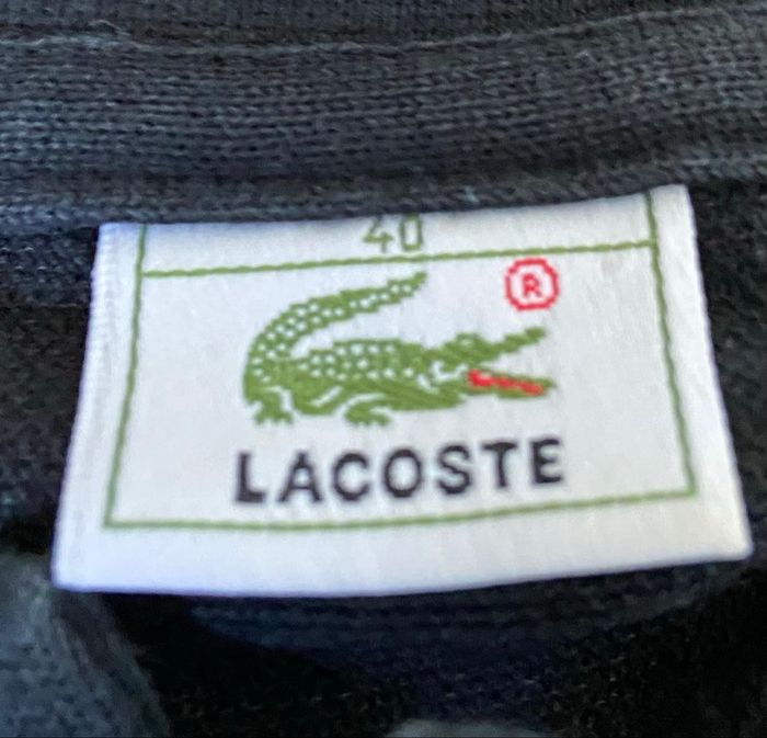 Gilet Lacoste noir 40 - photo numéro 2