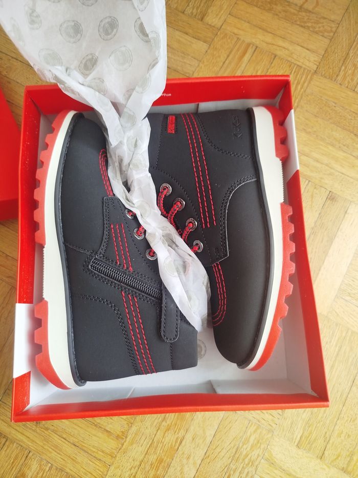 Bottines noires garçon Kickrally20. Marque Kickers 34 neuves - photo numéro 8