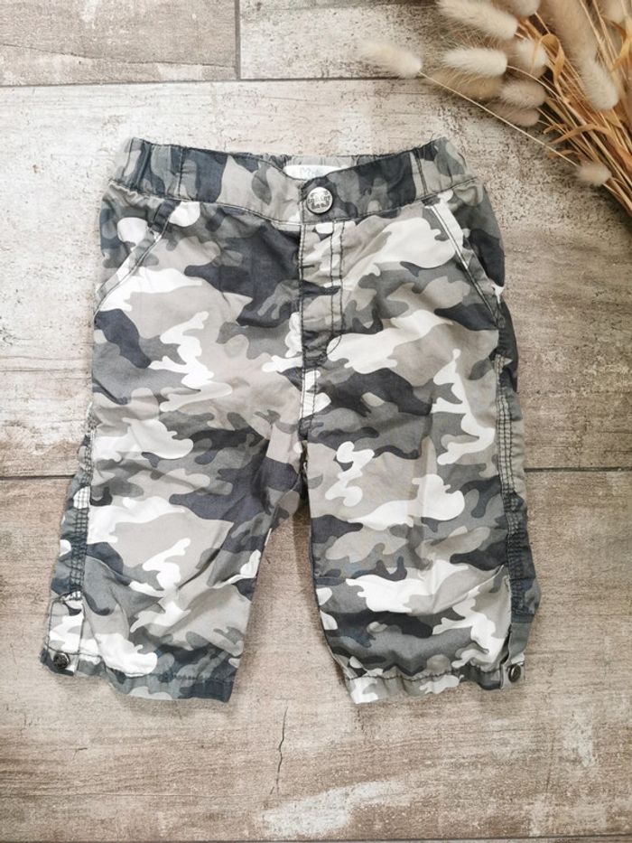 🌸Pantalon camouflage 9mois kaki kitchoun