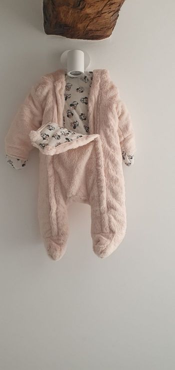 Combinaison rose fille 1 an