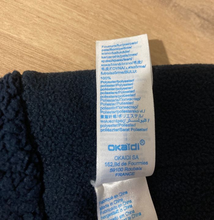 gants moufles molletonnés taille 8/10 ans - photo numéro 5