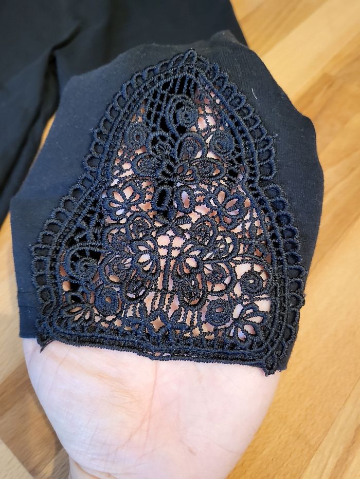 Legging 3/4 dentelle - photo numéro 2