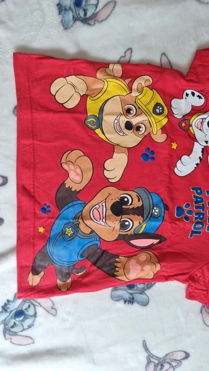 Pyjama short pat patrouille 5/6 ans neuf - photo numéro 5