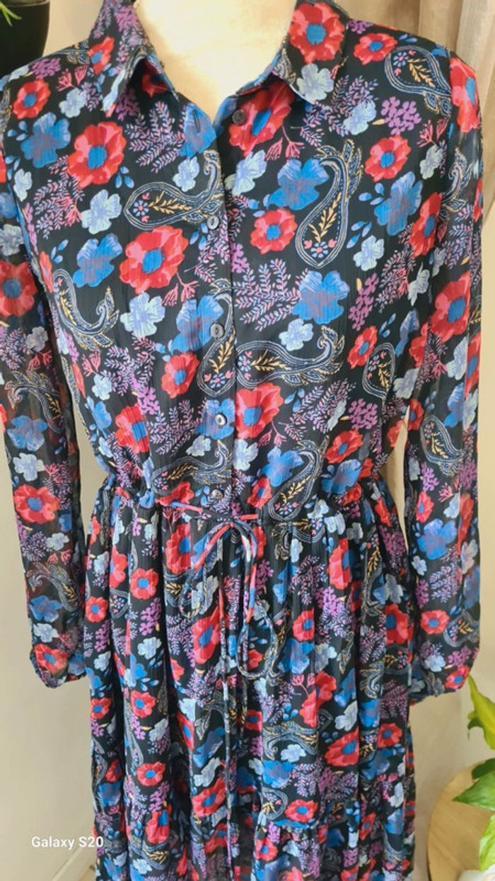 Robe fleurie- Kiabi - taille M - photo numéro 7