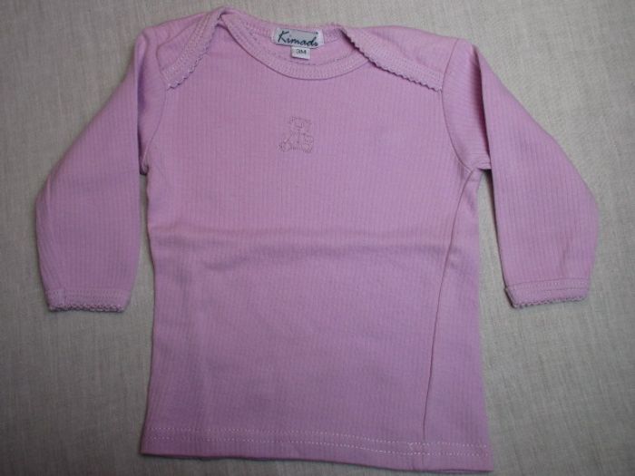 T-shirt violet, 3 mois - photo numéro 2