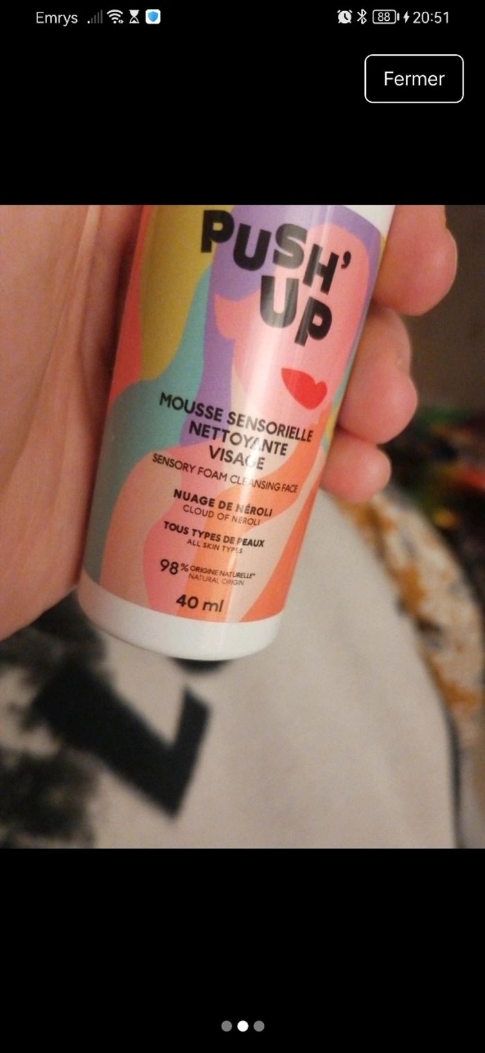 Mousse nettoyante visage neuve Push'up 40ml - photo numéro 2