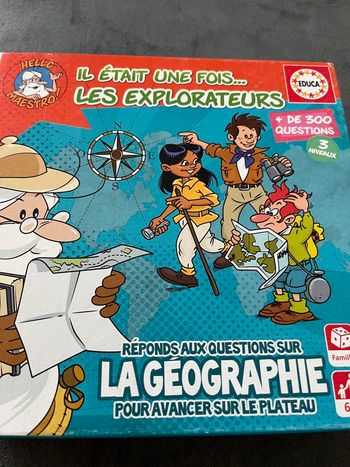 Jeu il était une fois les explorateurs la géographie éducation