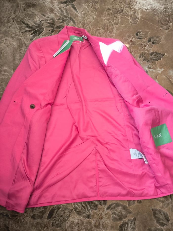 Veste JJXX rose vif – Neuve avec étiquette – Taille S - photo numéro 2