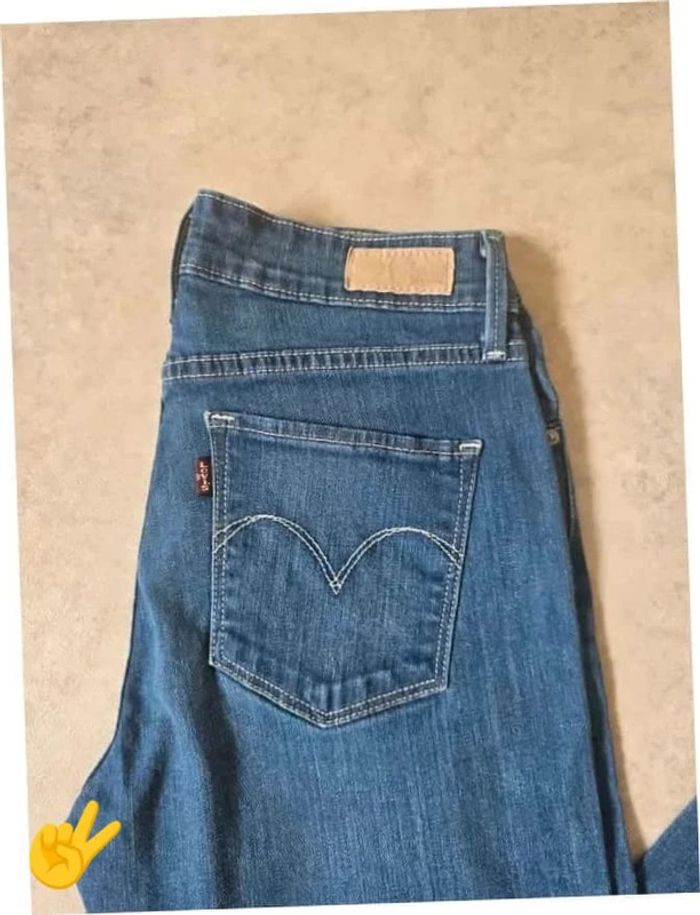 Jeans Levi's W27|FR36 L30 coupe droite bleu marine Femme-Women pan401 - photo numéro 2