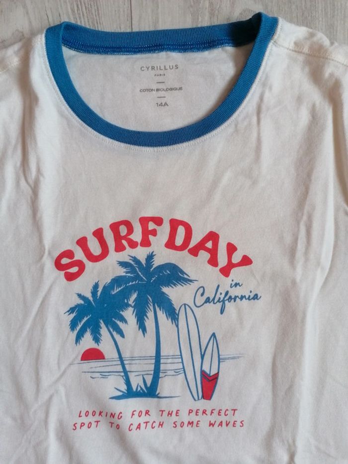 Ensemble tee shirt et bermuda Cyrillus 
Taille 14 ans
Neuf juste lavé - photo numéro 3