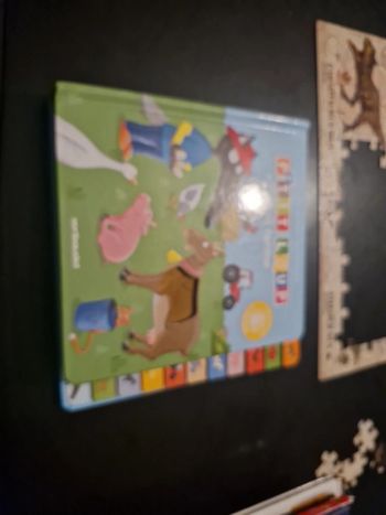 Livre p'tit loup à la ferme