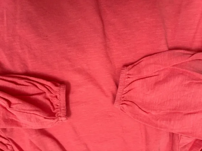T-shirt manche longue corail - photo numéro 3