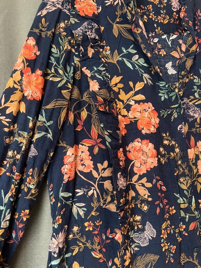 Chemise fluide à fleurs - photo numéro 2