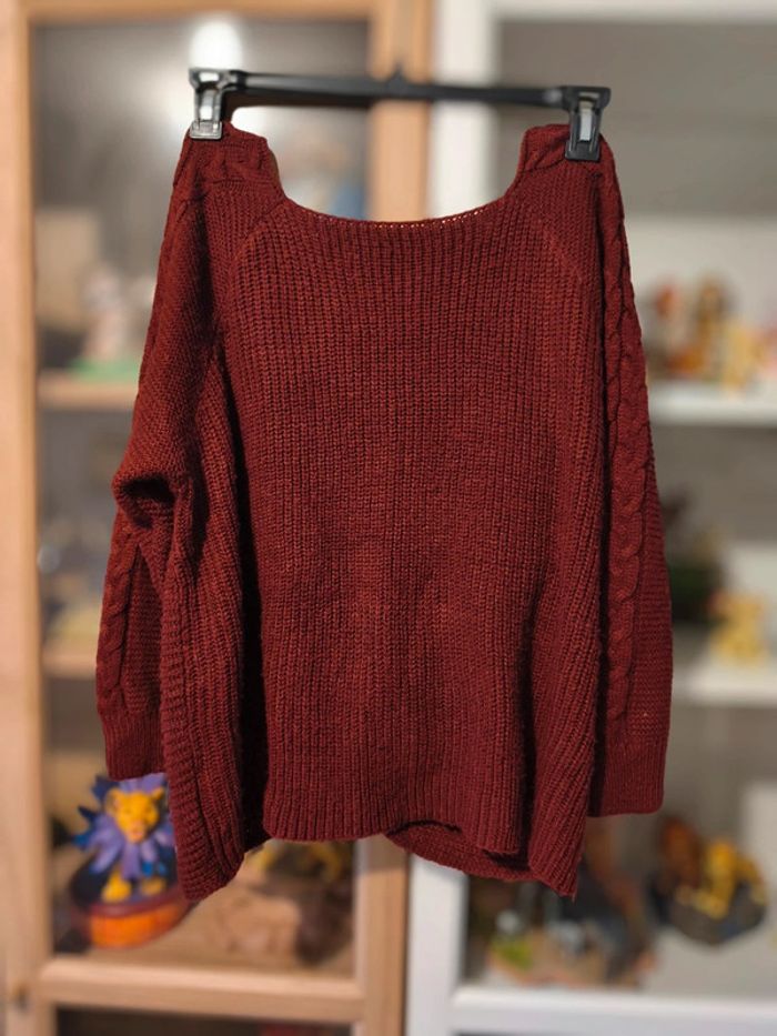 Pull bordeaux de chez shein - photo numéro 2