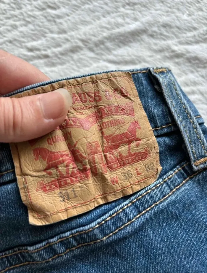 Jean Levi’s 511 Homme W36 L32 Slim Fit Bleu Classique Taille 46-48 XL 00s y2k - photo numéro 2