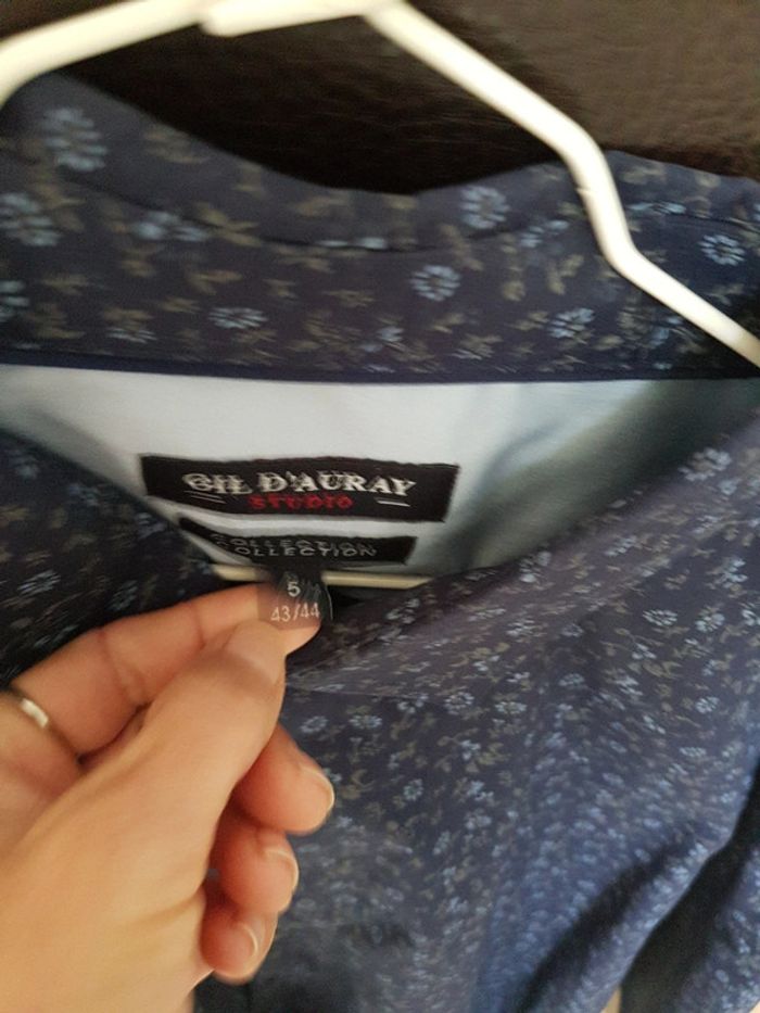 Chemise liberty bleue - photo numéro 3