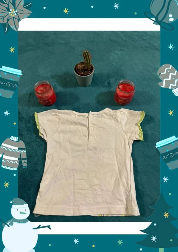 Tee shirt manche courte tom et kiddy taille 12 mois - photo numéro 2