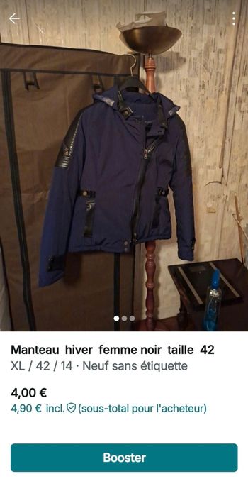 Marteau  hiver  noir taille  42