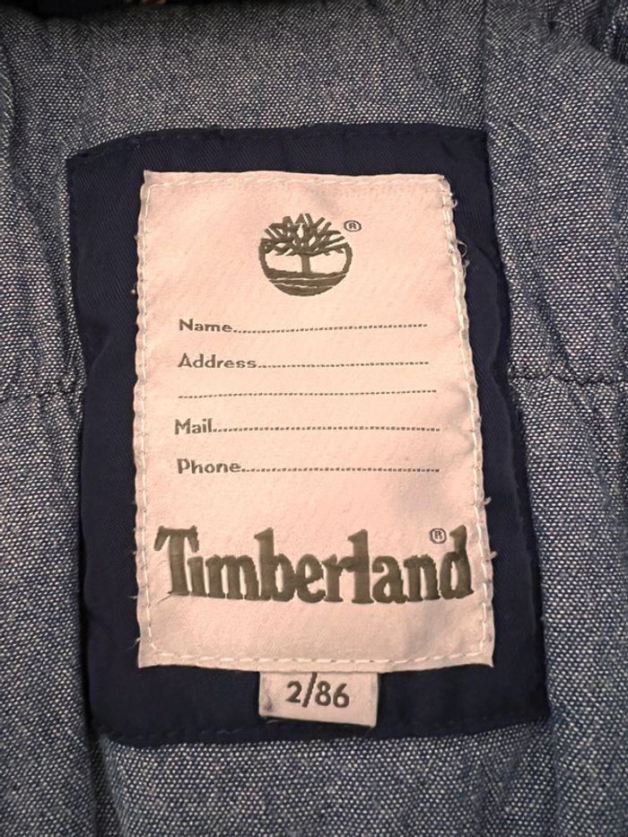 Manteau Timberland bleu marine - photo numéro 3