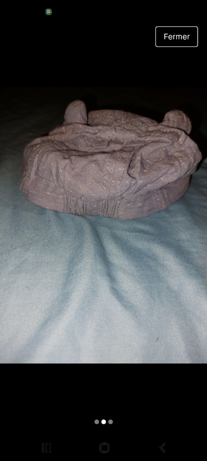 Casquette fille style jean avec petites oreilles - photo numéro 2