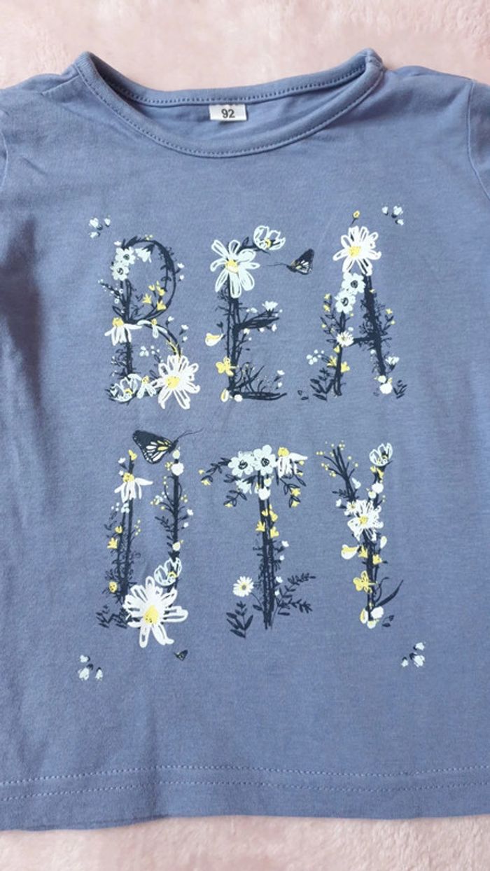 Tee-shirt "BEAUTY" 2 ans - photo numéro 4