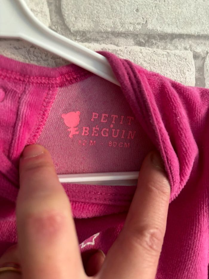 Chemise de nuit petit béguin taille 12 mois - photo numéro 3