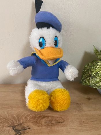 Ancienne peluche donald duck 27 cm vintage