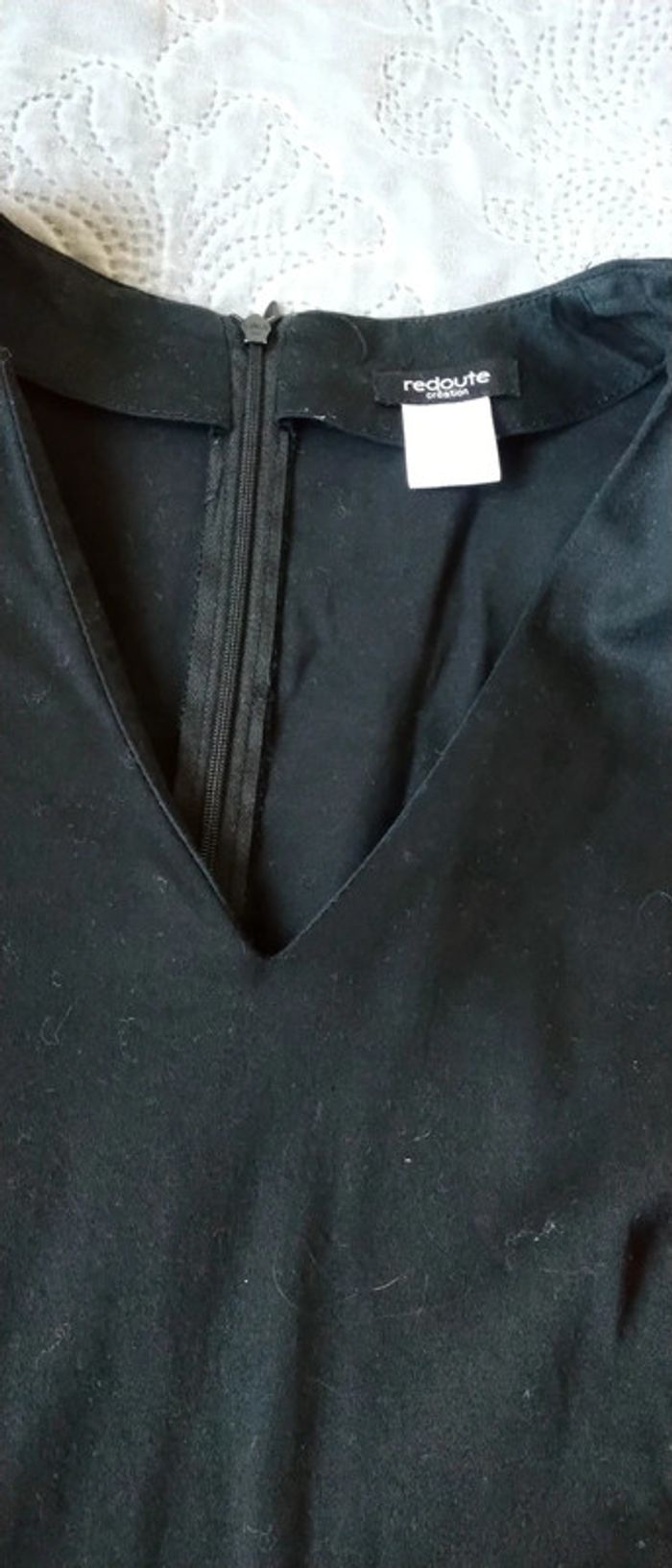 Robe de fêtes noire avec perles femme 44 la redoute - photo numéro 7