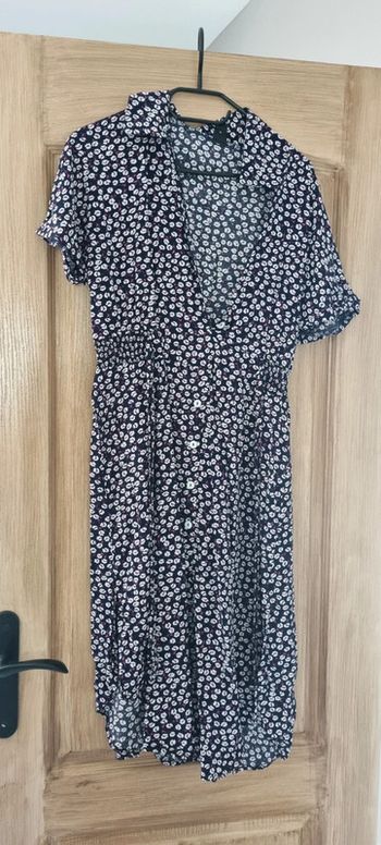 Robe fleurie mauve