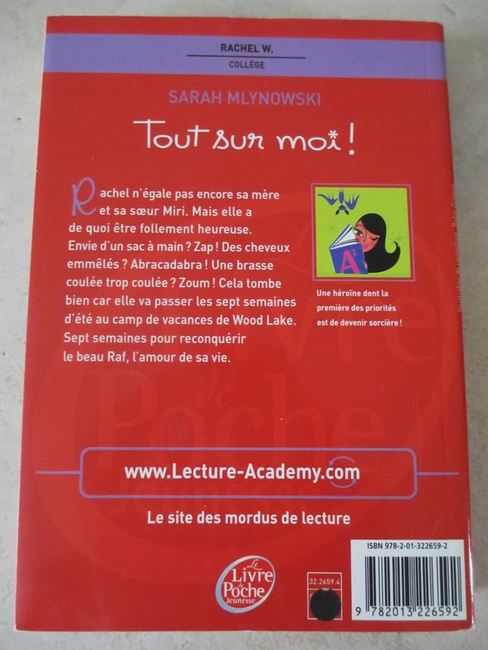 Livre Rachel W – Tome 3 Tout sur moi - photo numéro 2