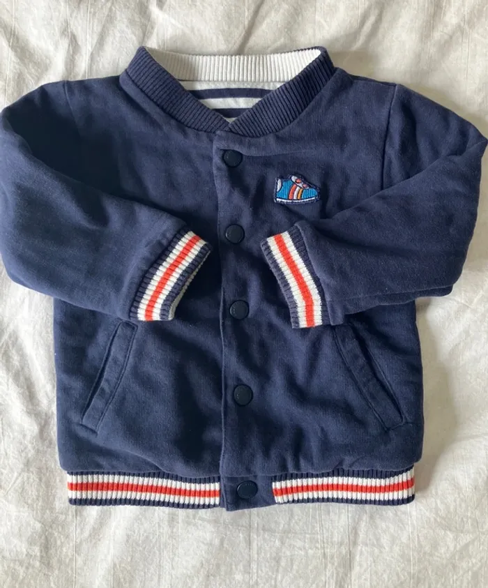 Veste réversible bébé garçon