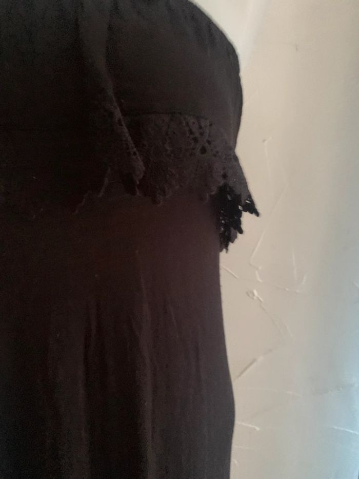 Robe longue noire taille 34 sans bretelles - photo numéro 7
