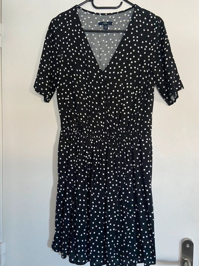 Robe Kiabi noire à pois blancs - photo numéro 5
