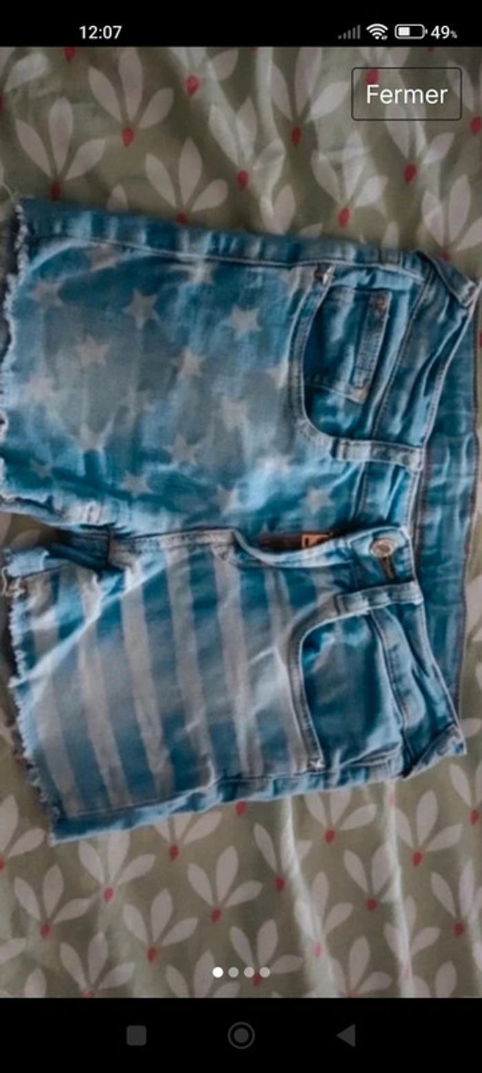Beau short en jean
