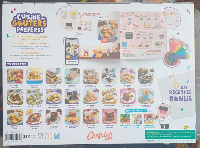 Coffret cuisine chef club kids - photo numéro 2
