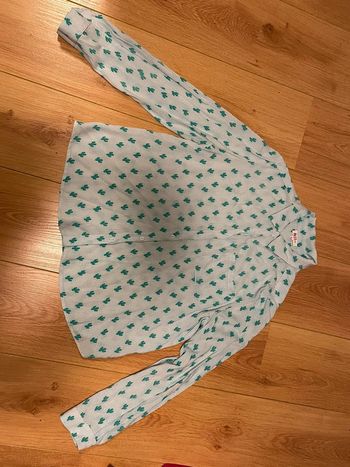 Chemise verte cactus