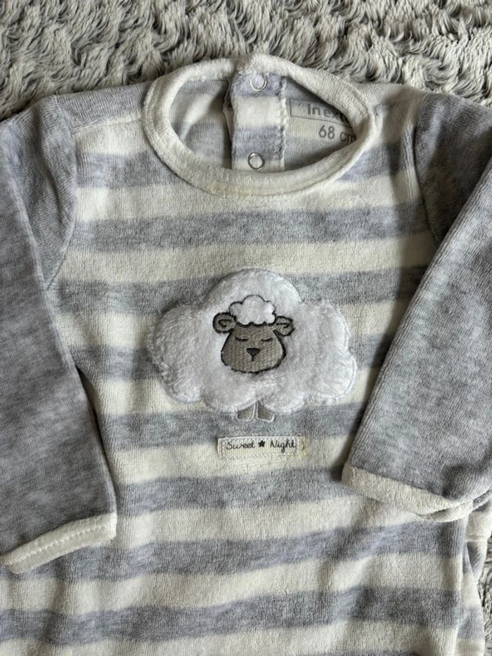 Pyjama velours In Extenso 6M - photo numéro 3