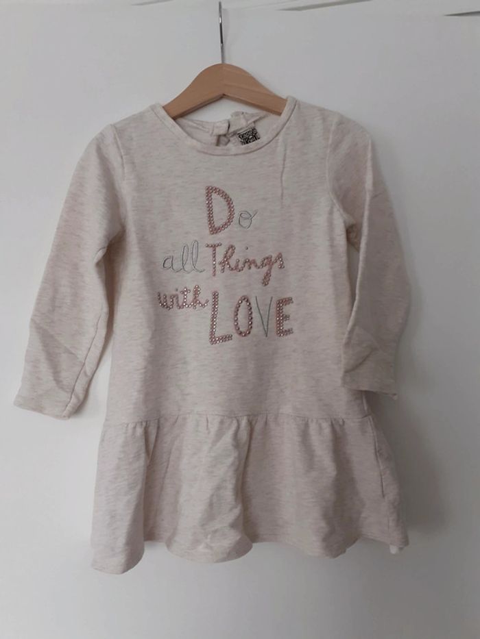 Robe fille écru 4 ans Tape à l'œil