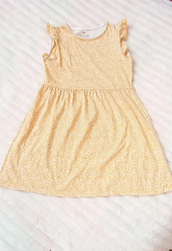 Robe jaune H&M 9 ans