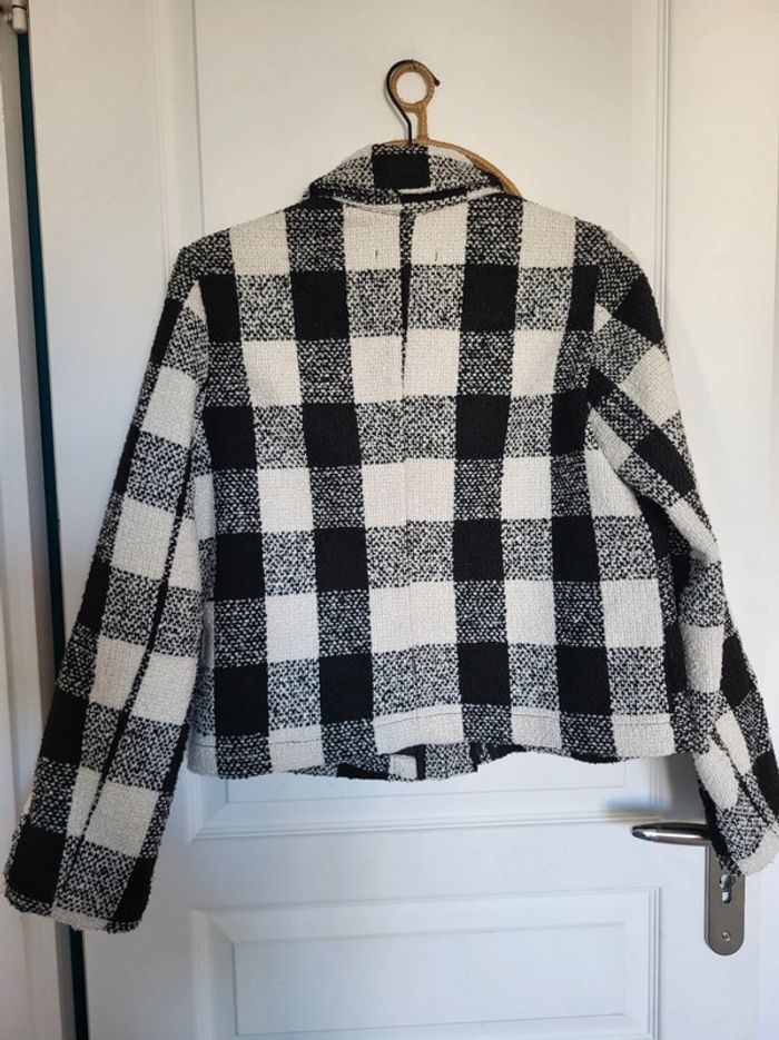 Veste Mango à carreaux chaude épaisse M - photo numéro 4