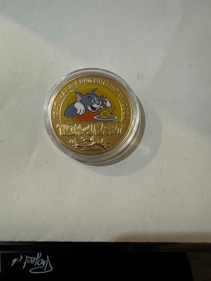 Lot de 5 pièce doré tom et Jerry - photo numéro 7