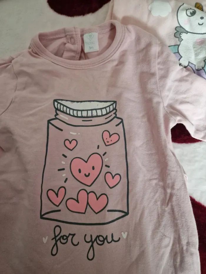 Lot pyjamas en coton 3 mois - photo numéro 2