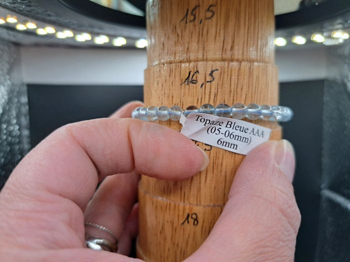 Bracelet Topaze bleue