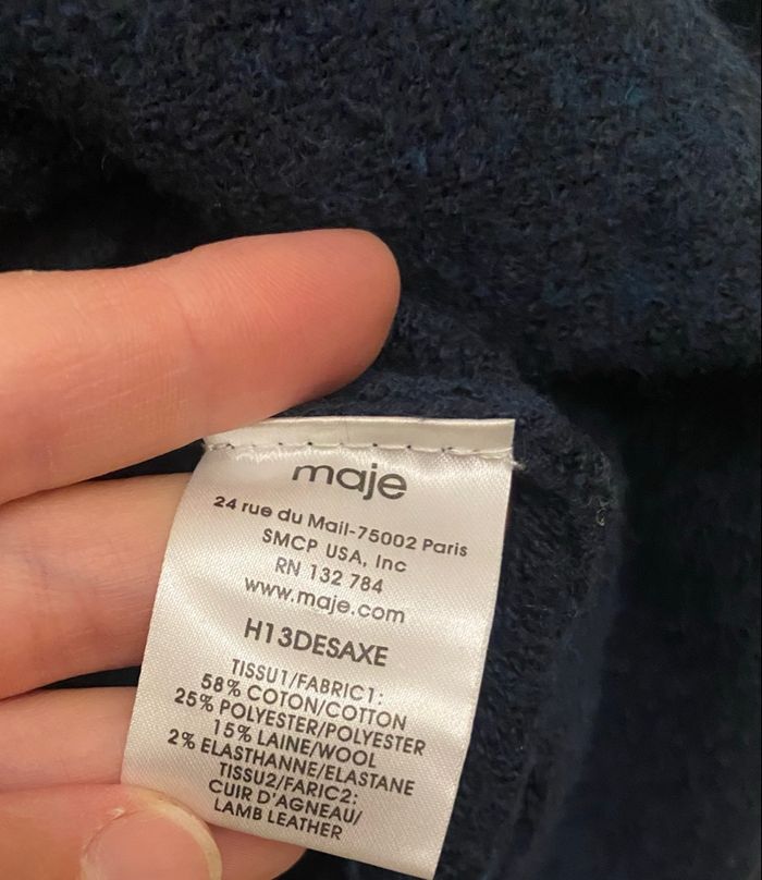 Pull large bleu canard T.2 - photo numéro 8