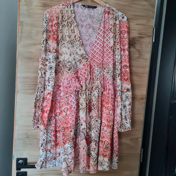 Robe courte imprimé multicolore 🩷 - photo numéro 2