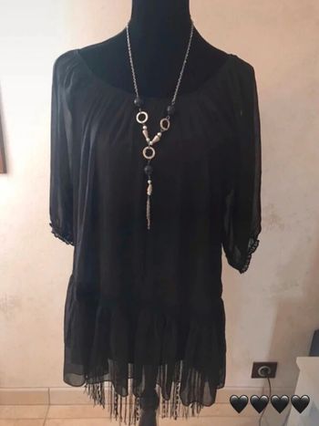 Blouse noire T.38