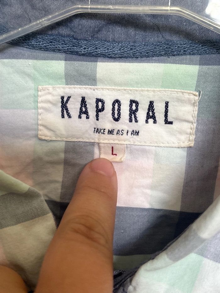Chemise manche courte taille 40 marque kaporal - photo numéro 6