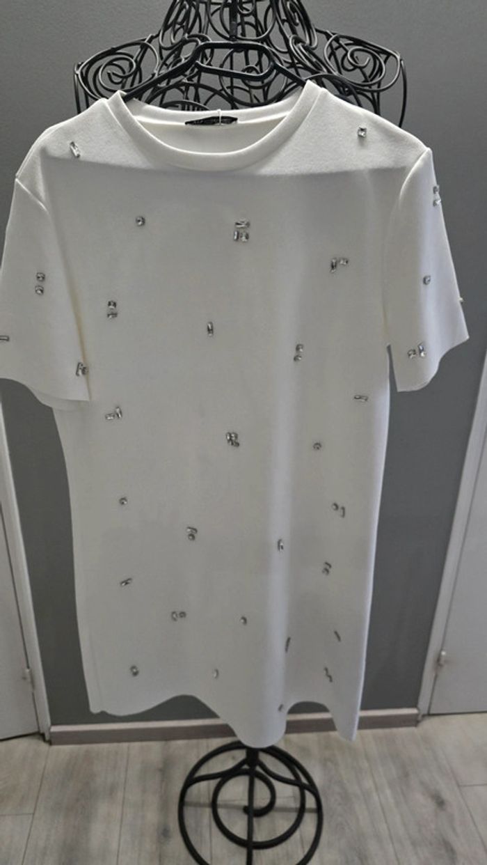 Robe courte Zara Strass
