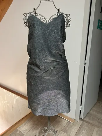 Robe argenté
